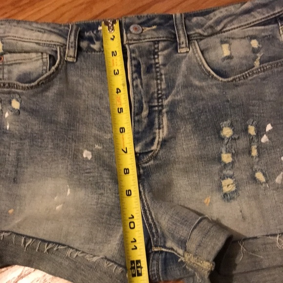 SALE NWT Anthropologie Pilcro Slim Denim Shorts size 29 - Picture 9 of 15